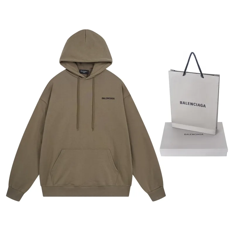 Ba*len*cia*ga brown hoodie bl23802714