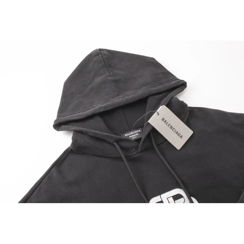 Ba*len*cia*ga grey hoodie bl238050