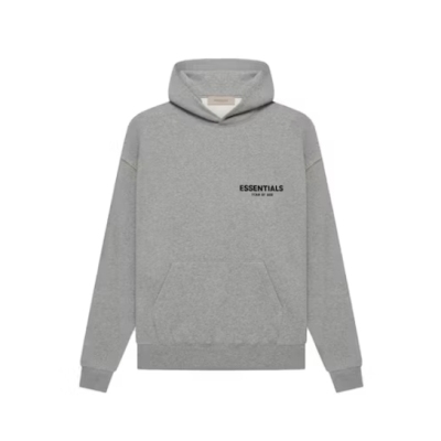 Fear of God Essentials Hoodie Dark Oatmeal 02