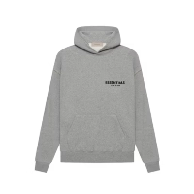 Fear of God Essentials Hoodie Dark Oatmeal 02