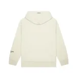 Fear of God Essentials Pullover Hoodie Applique Logo Buttercream