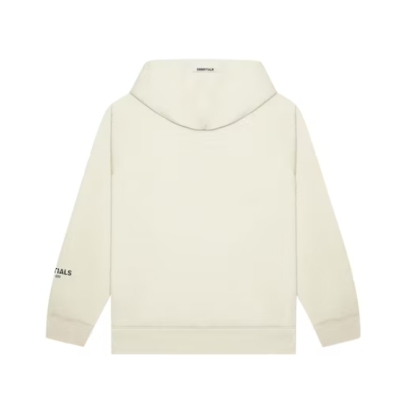 Fear of God Essentials Pullover Hoodie Applique Logo Buttercream 02