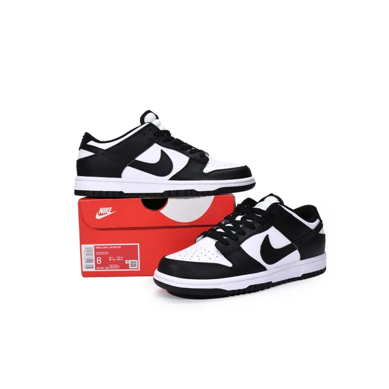 Panda Dunks: Nike Dunk Low Retro White Black Panda DD1391-100