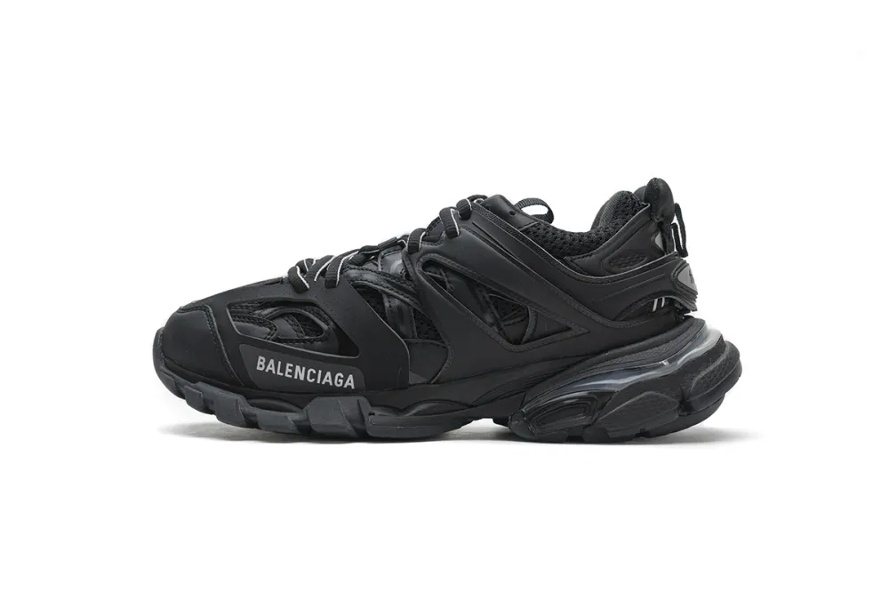 Fake Balenciaga Track LED Black Black LED Balenciaga Reps Sale in CKshoes