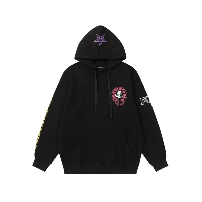 Chrome Hearts x Foti Skeleton Online Exclusive Hoodie Black 01
