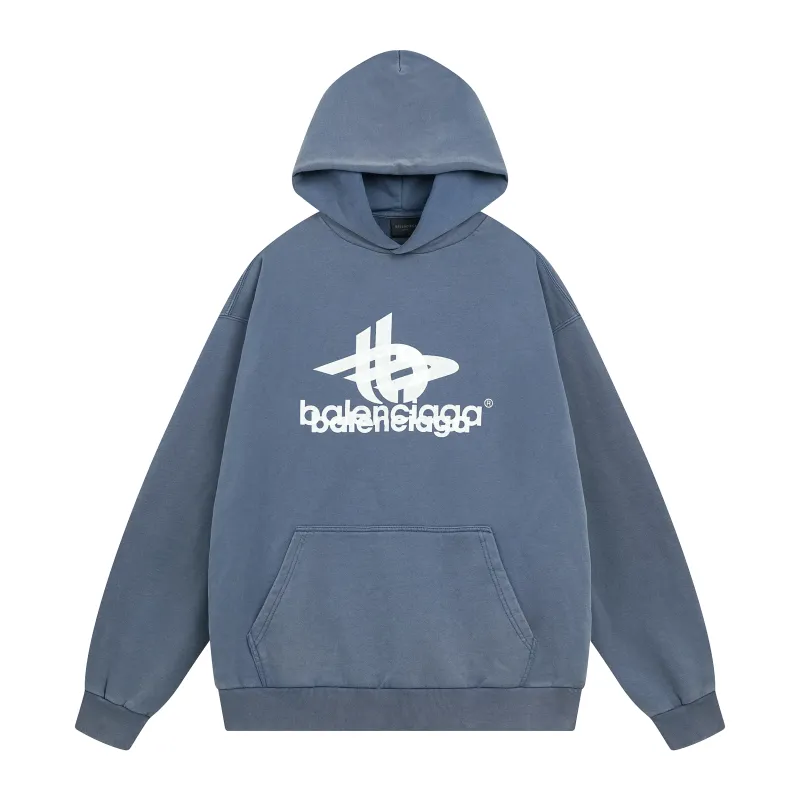 Ba*len*cia*ga hoodie blue bl238807