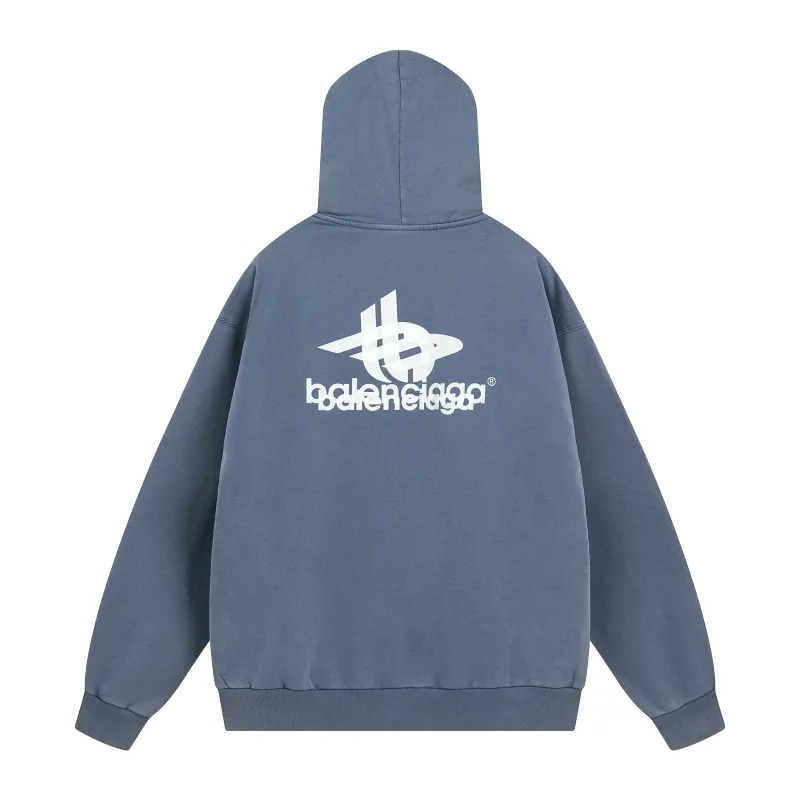 Ba*len*cia*ga hoodie blue bl238807