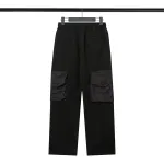 Stone Island Reactive Ice Camo Ripstop Cargo Pant Black 217#