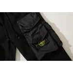 Stone Island Reactive Ice Camo Ripstop Cargo Pant Black 217#