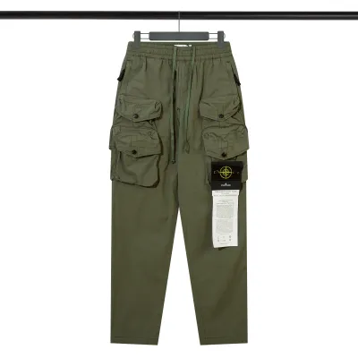 Stone Island Reactive Ice Camo Ripstop Cargo Pant Green 629# 01