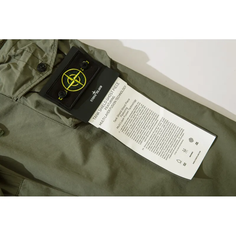 Stone Island Reactive Ice Camo Ripstop Cargo Pant Green 629#