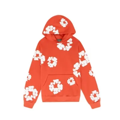 Denim Tears The Cotton Wreath Sweatshirt Orange  01