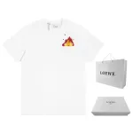 LOEWE x Howl’s Moving Castle Calcifer Cotton-Blend T-shirt White