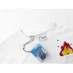 LOEWE x Howl’s Moving Castle Calcifer Cotton-Blend T-shirt White