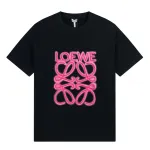 LOEWE Neon T-shirt Black/Fluo Pink