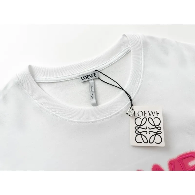 LOEWE Neon T-shirt White
