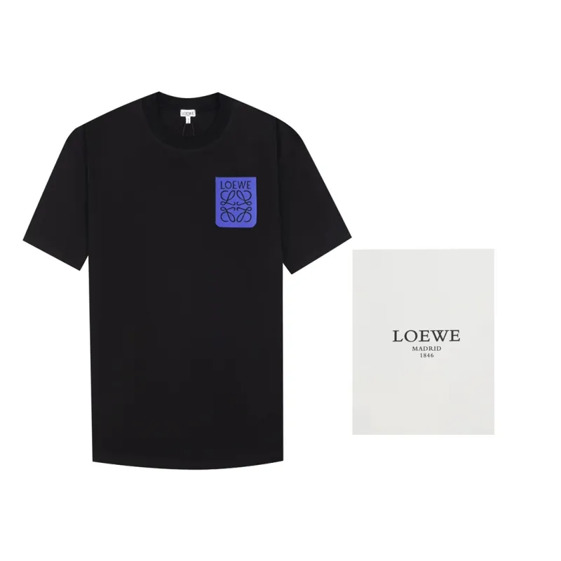 Loewe Anagram Cotton Jersey T-shirt Black