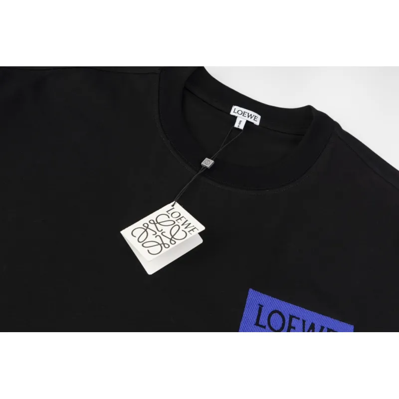 Loewe Anagram Cotton Jersey T-shirt Black