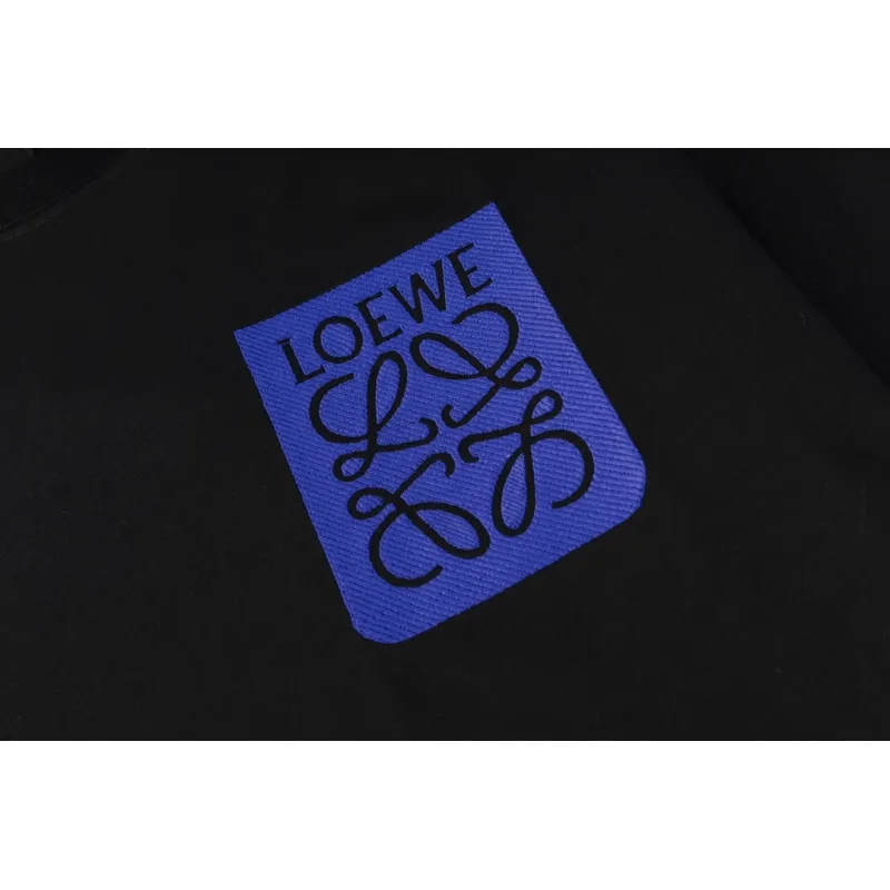 Loewe Anagram Cotton Jersey T-shirt Black