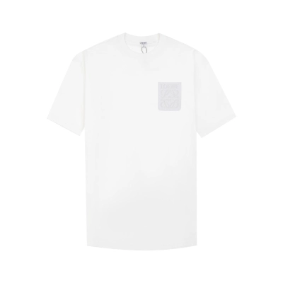 Loewe Anagram Cotton Jersey T-shirt White 01