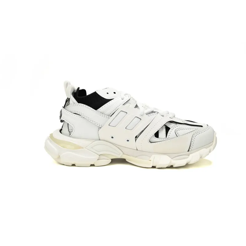 Ba*len*cia*ga track sock sneaker white black 736328 w3skc 9010