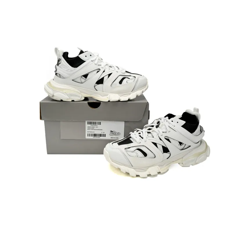 Ba*len*cia*ga track sock sneaker white black 736328 w3skc 9010