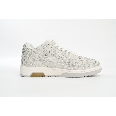 OFF-WHITE Out Of Office OOO Low Tops White Strass OWIA259S 23LEA00 80101 02