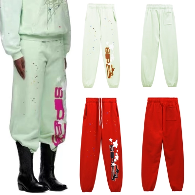 Sp5der Sweatpants Red 02