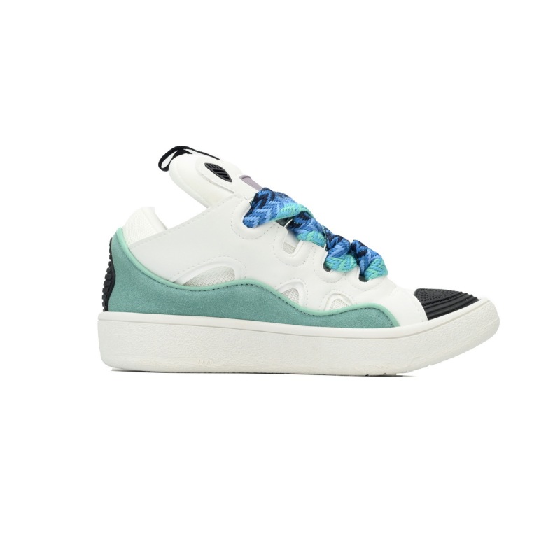 Lanvin Curb Sneaker White Blue FMSKRK11DRAGH22