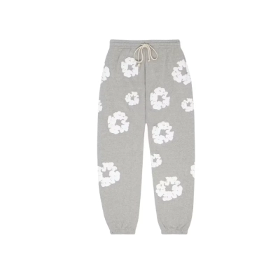 Denim Tears The Cotton Wreath Sweatpants Grey 01