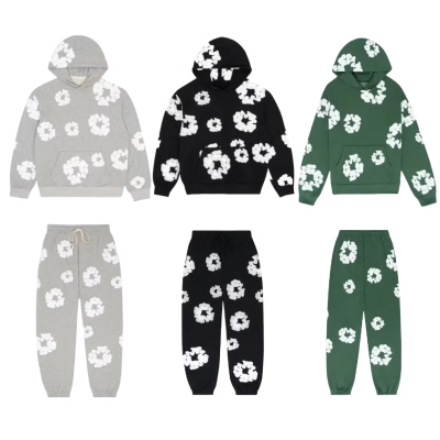 Combo Sale for Denim Tears The Cotton Wreath Sweatshirt and Sweatpants  01