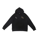 Palm Angles Hoodie in Black WD159#