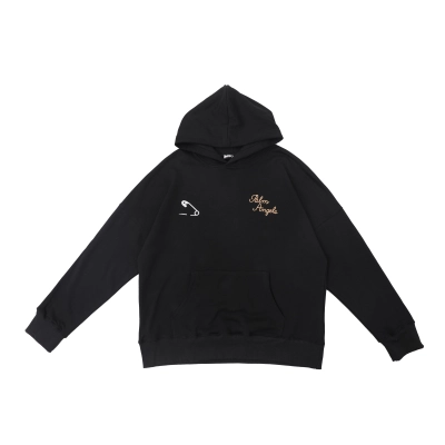 Palm Angles Hoodie in Black WD159# 01