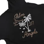 Palm Angles Hoodie in Black WD159#