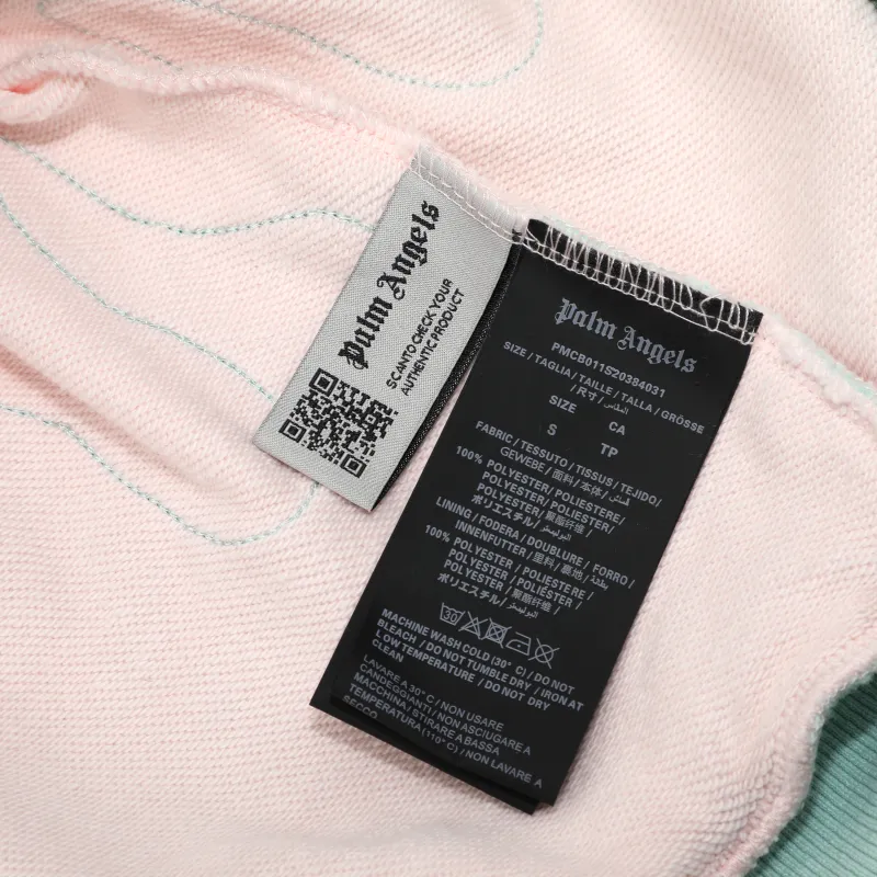 Palm Angels Layered Flames Drawstring Hoodie WD158#