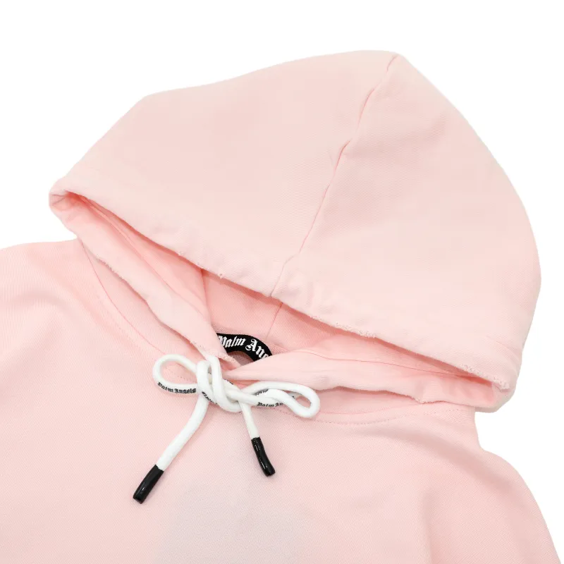 Palm Angels Layered Flames Drawstring Hoodie WD158#
