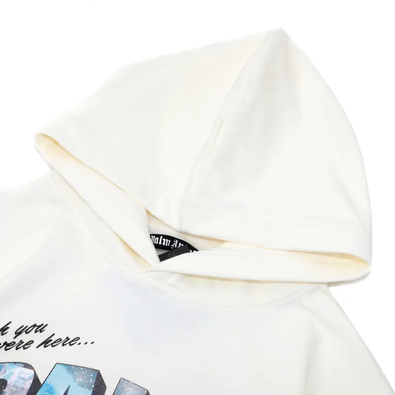 Palm Angels Logo-print Distressed Hoodie WD160#