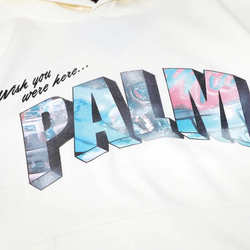 Palm Angels Logo-print Distressed Hoodie WD160#