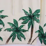 Palm Angels Palms & Skull Vintage Hoodie White/Green BRA5209