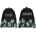 Palm Angels Palms & Skulls Vintage Crewneck Black/Green BRA5209
