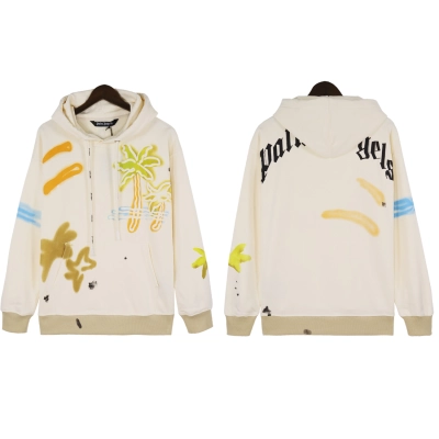 Palm Angels Palm Neon Hoodie Off-White/Multi 5210 01