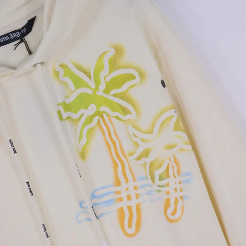 Palm Angels Palm Neon Hoodie Off-White/Multi 5210