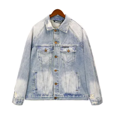 Palm Angels Sunset Blue Denim Jacket BRA6545 01