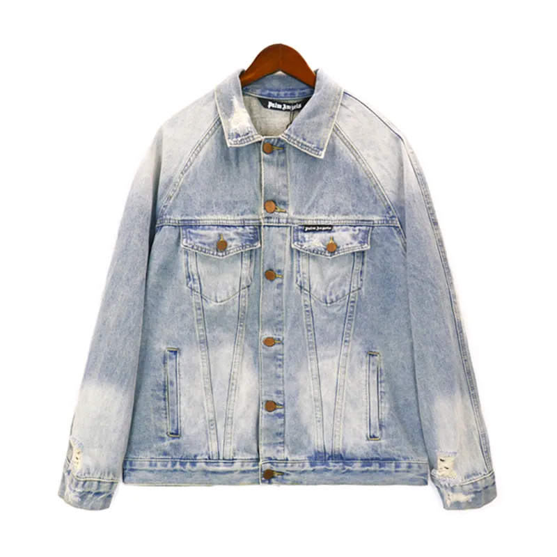Palm Angels Sunset Blue Denim Jacket BRA6545