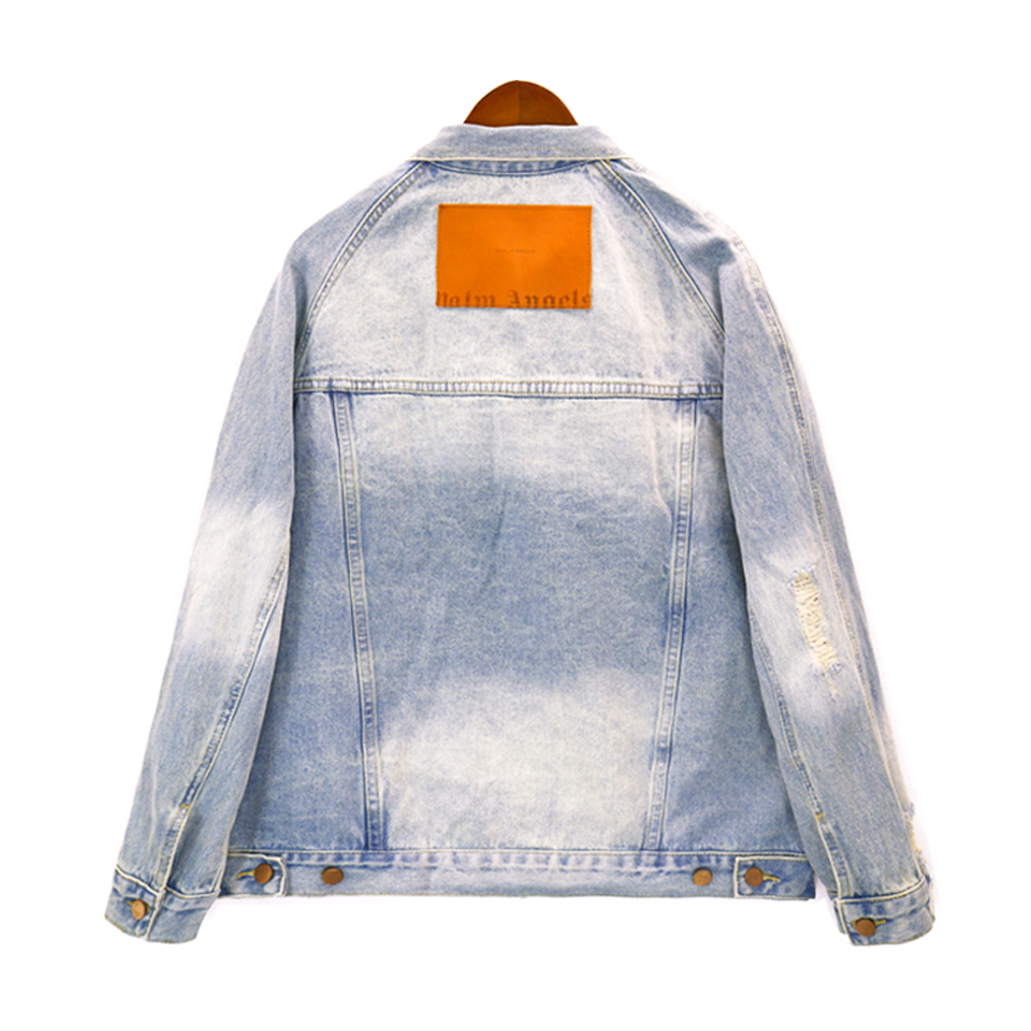 Palm Angels Sunset Blue Denim Jacket BRA6545