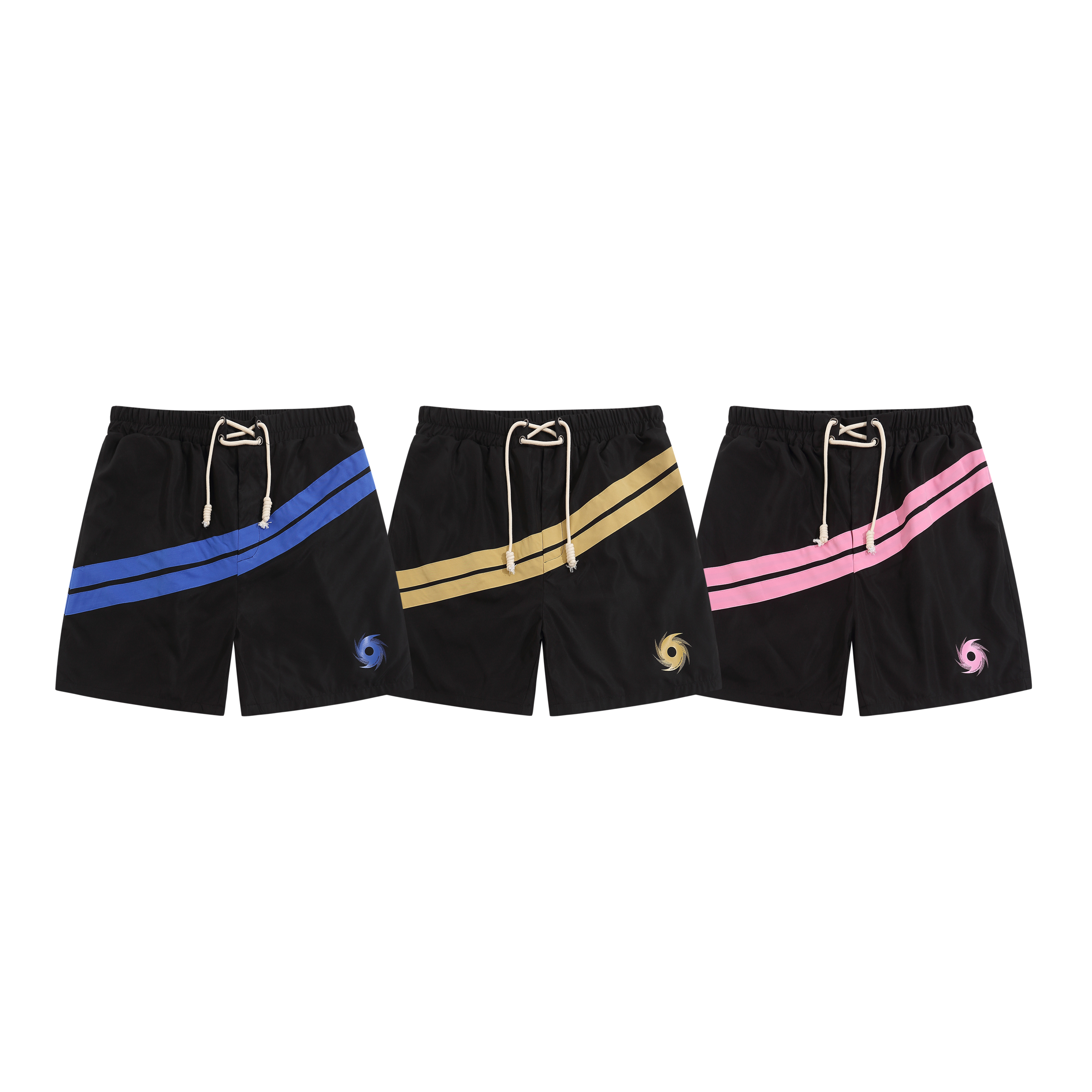 Palm Angels Diagonal-stripe Swim Shorts