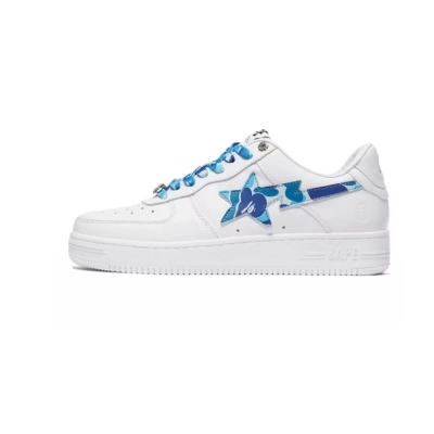 A Bathing Ape Bape Sta Low White ABC Camo Blue 1H20191045-BLU 01