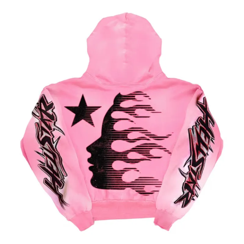 H*lst*r brainwashed without brain hoodie pink