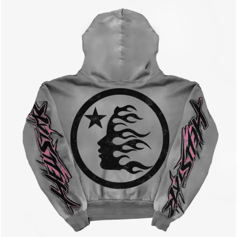 H*lst*r brainwashed without brain hoodie grey