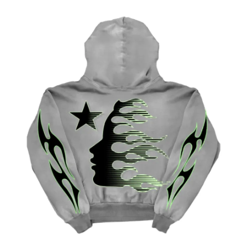 H*lst*r sport hoodie grey